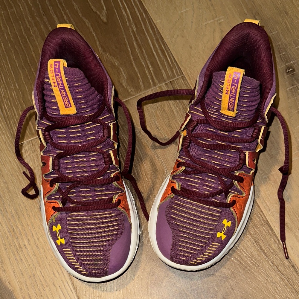 Under Armour Women's Athletic Shoes in Purple and Orange